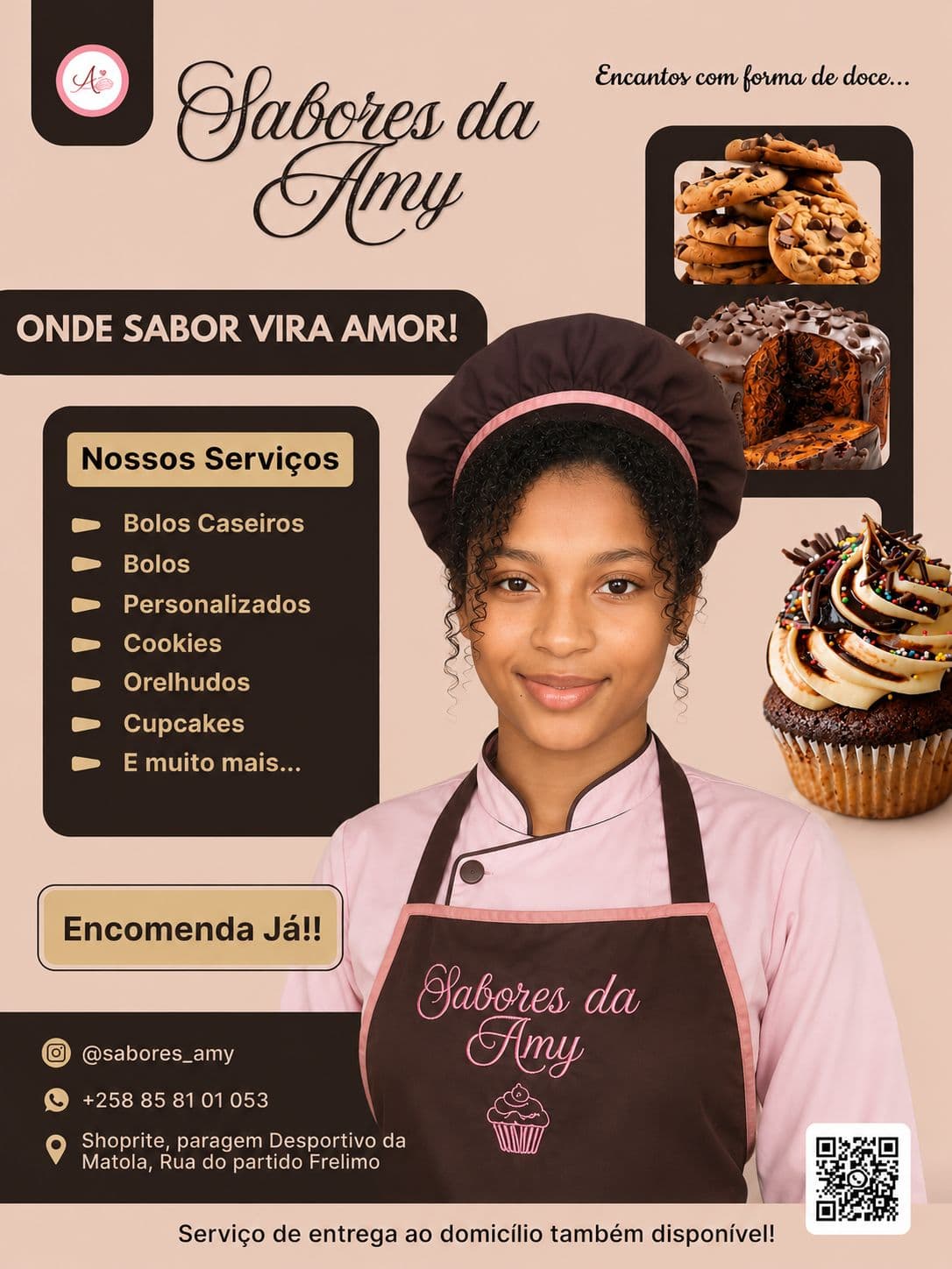 Sabores da Amy - serviços e encomendas